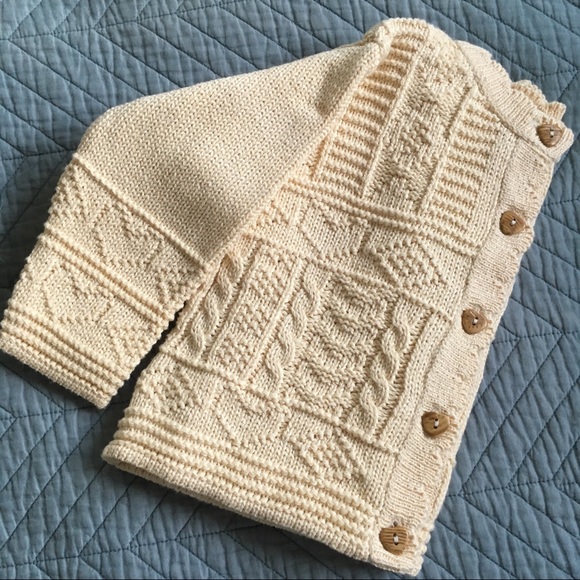 Laura Ashley Mother and Child Other - LAURA ASHLEY MOTHER AND CHILD CREAM CARDIGAN